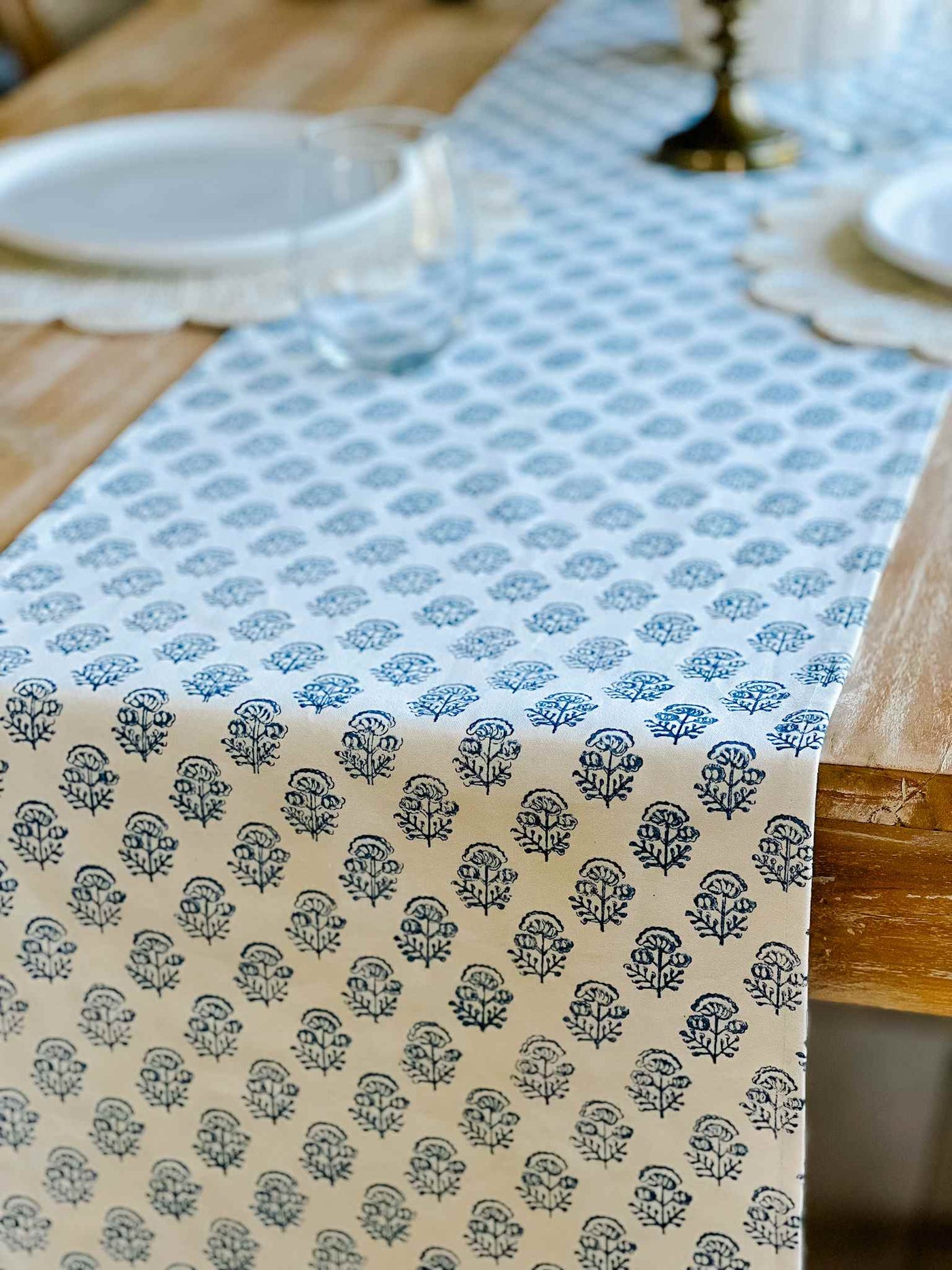 Marian Blue Table Runner