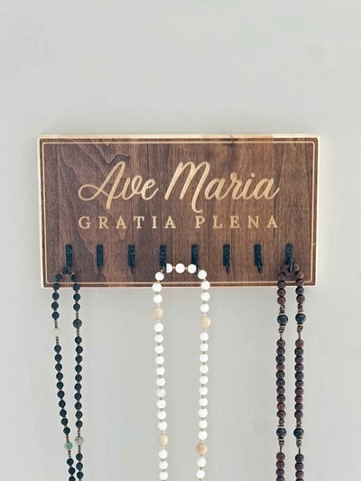 Ave Maria Rosary Hanger