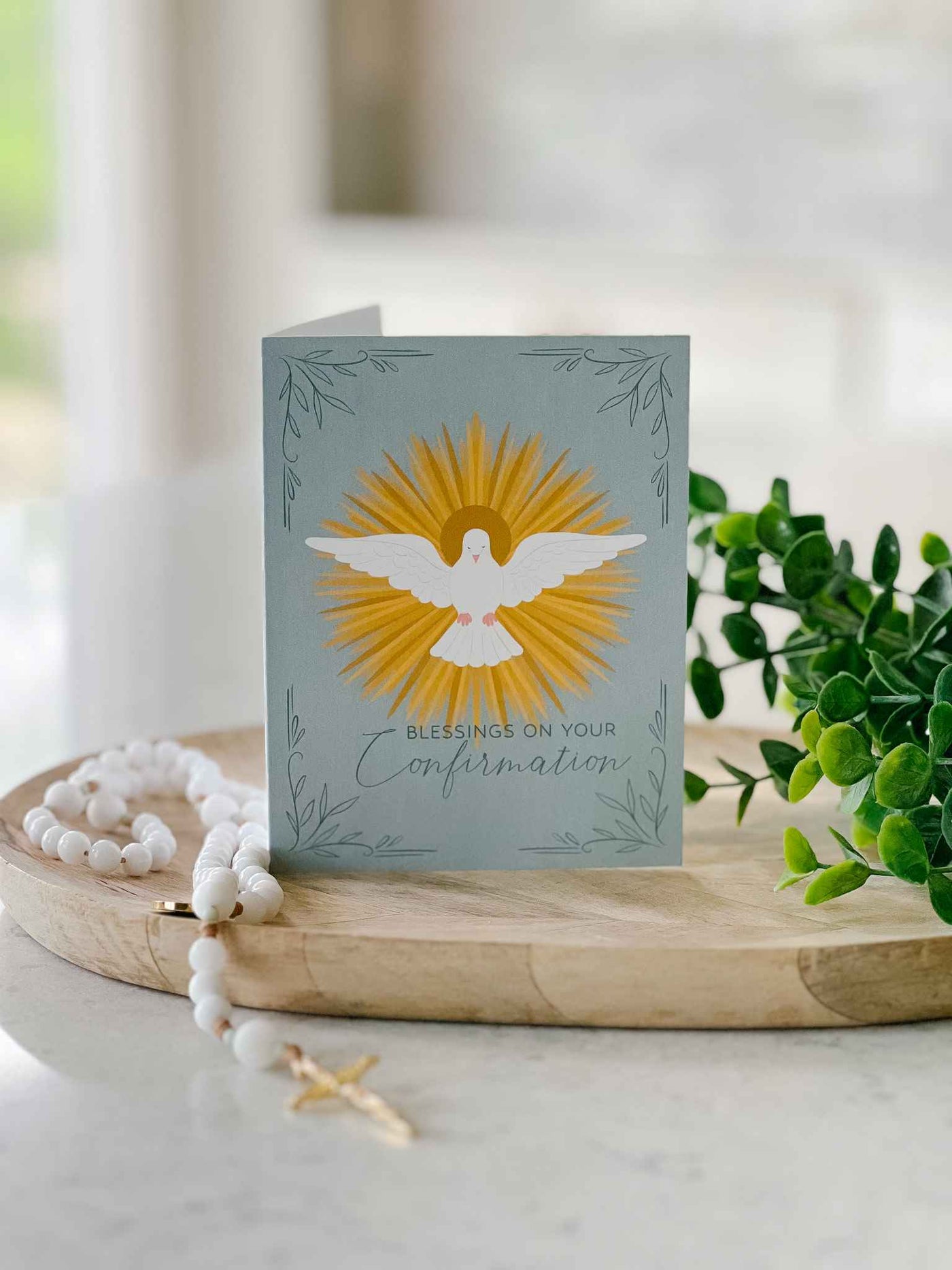 Confirmation Greeting Card - Slate