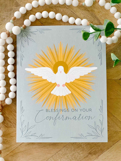 Confirmation Greeting Card - Slate