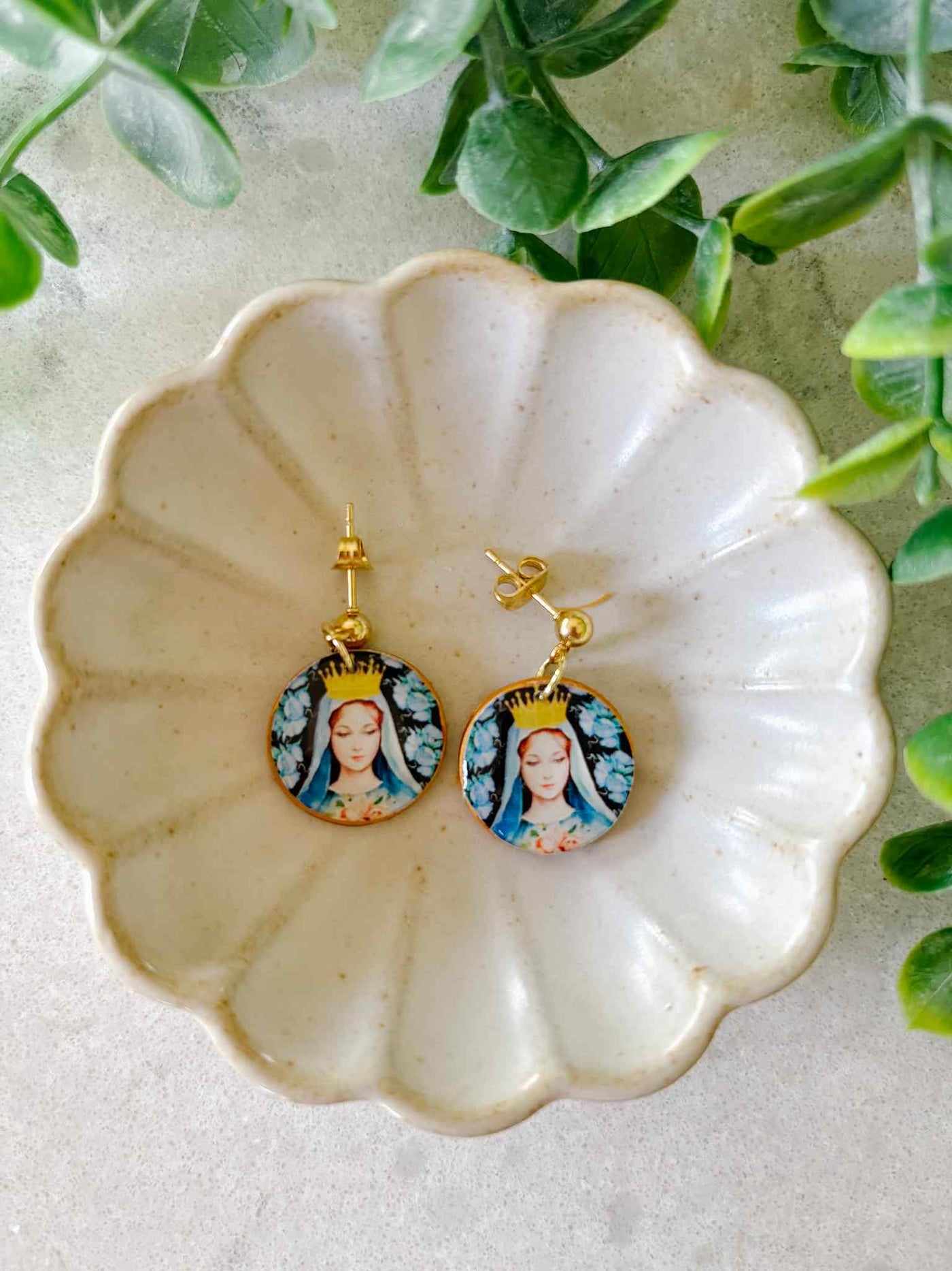 Handmade Queen Mary Earrings