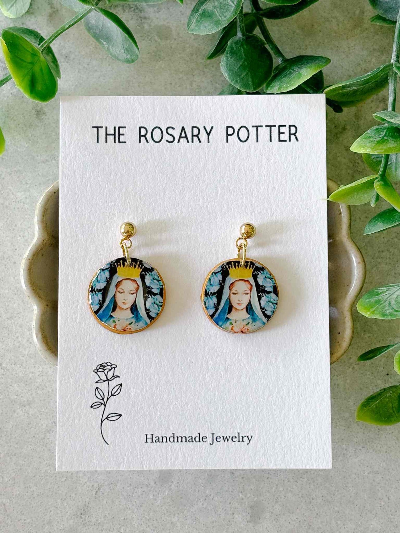 Handmade Queen Mary Earrings