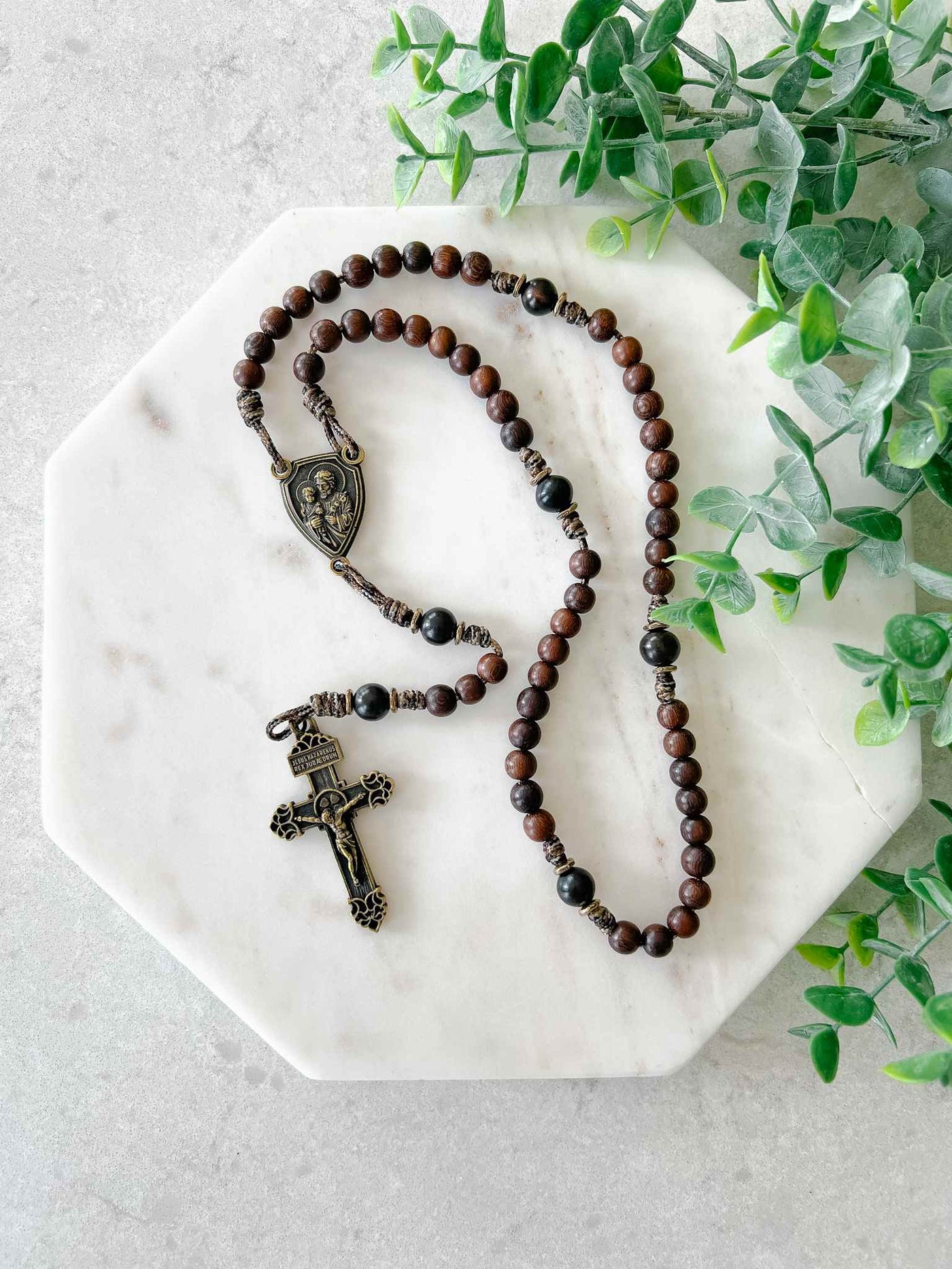 St. Joseph Terror of Demons Rosary - Antique Bronze