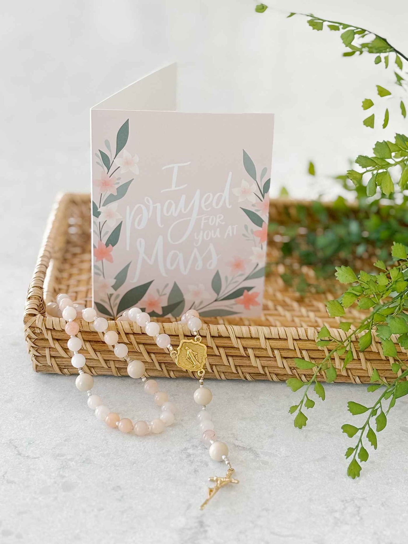 I Prayed for you at Mass - Greeting Card