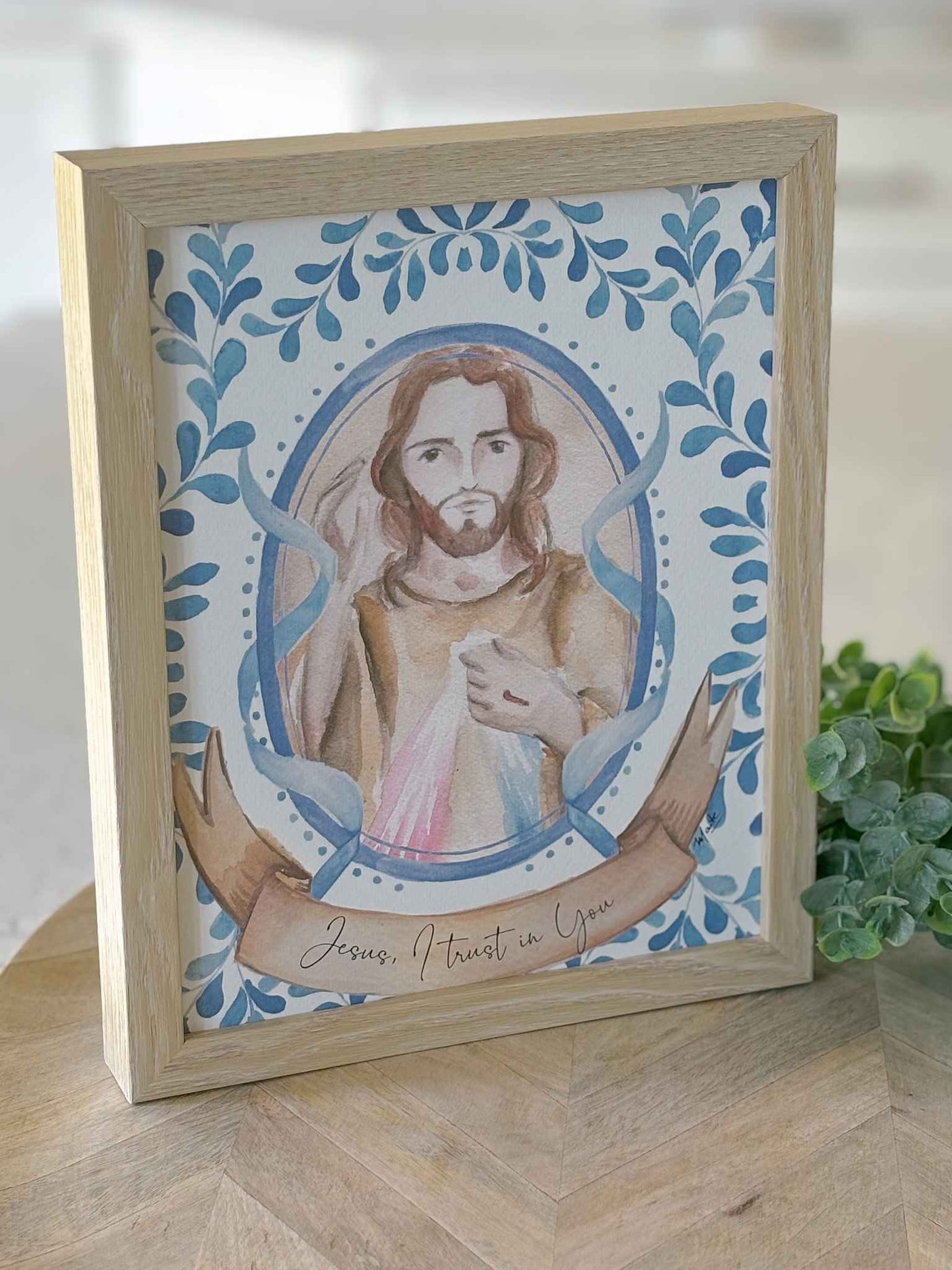 Jesus, I Trust in You Watercolor - Print