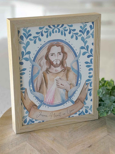 Jesus, I Trust in You Watercolor - Print