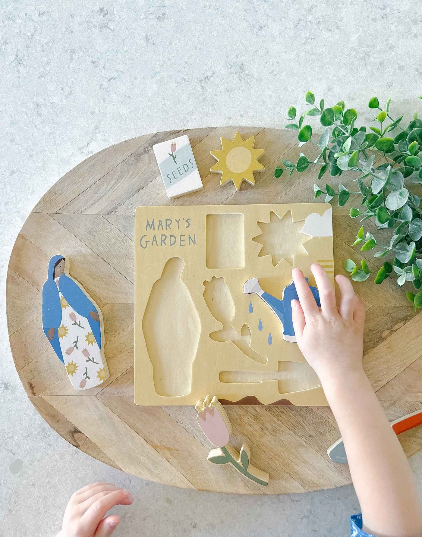 Mary's Garden Wooden Puzzle