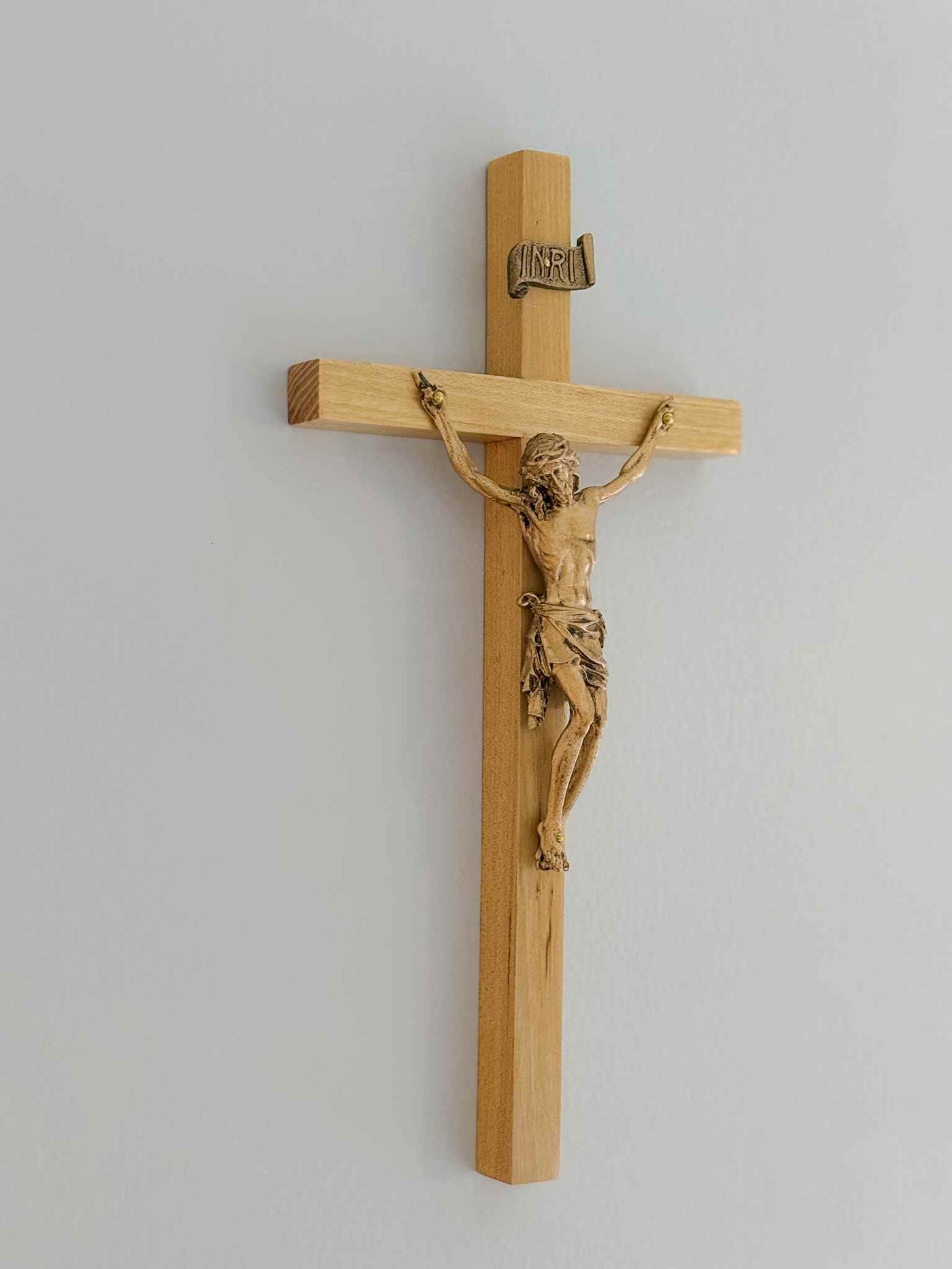 Oak Wood Crucifix