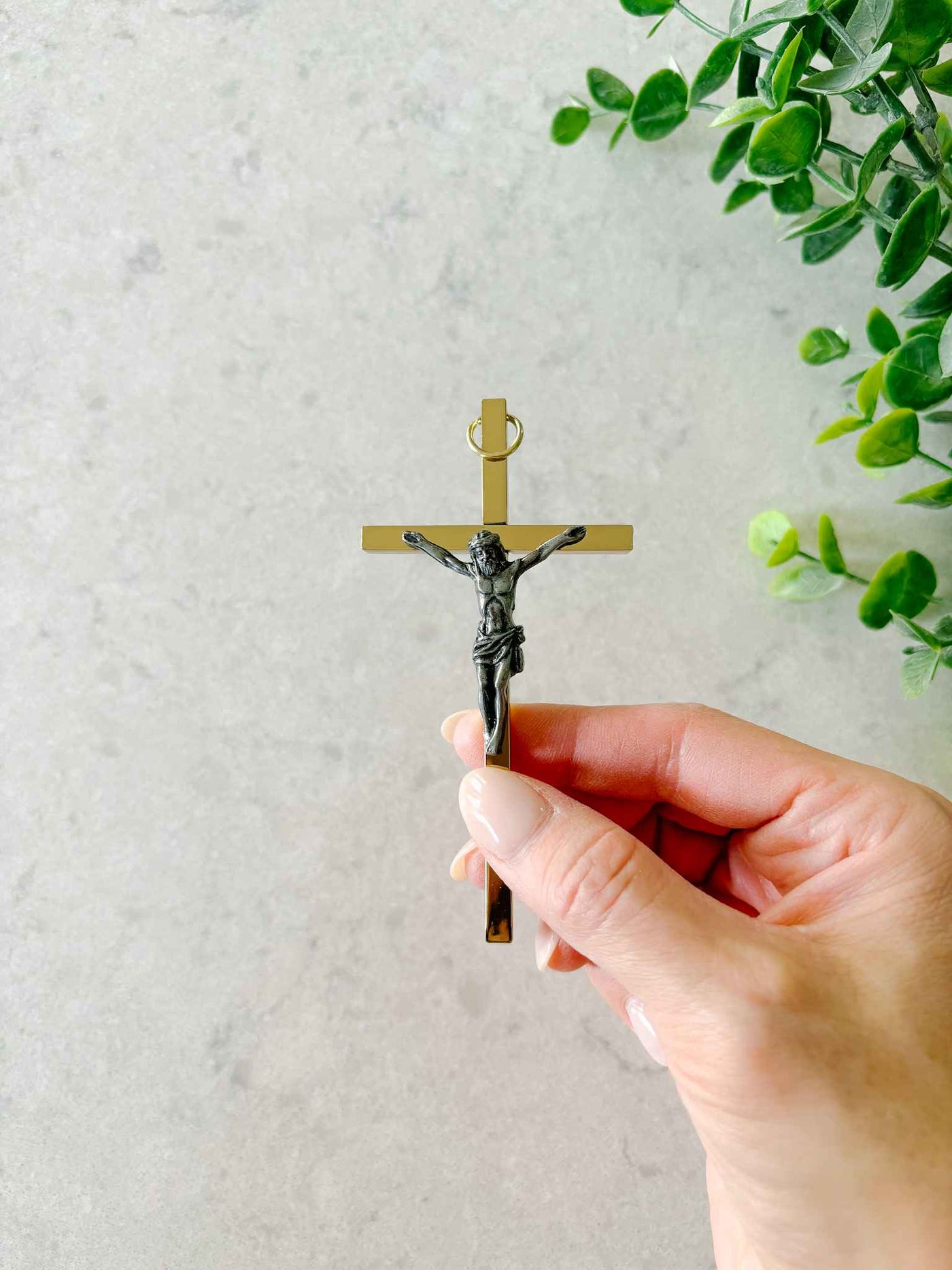 Petite Metal Crucifix