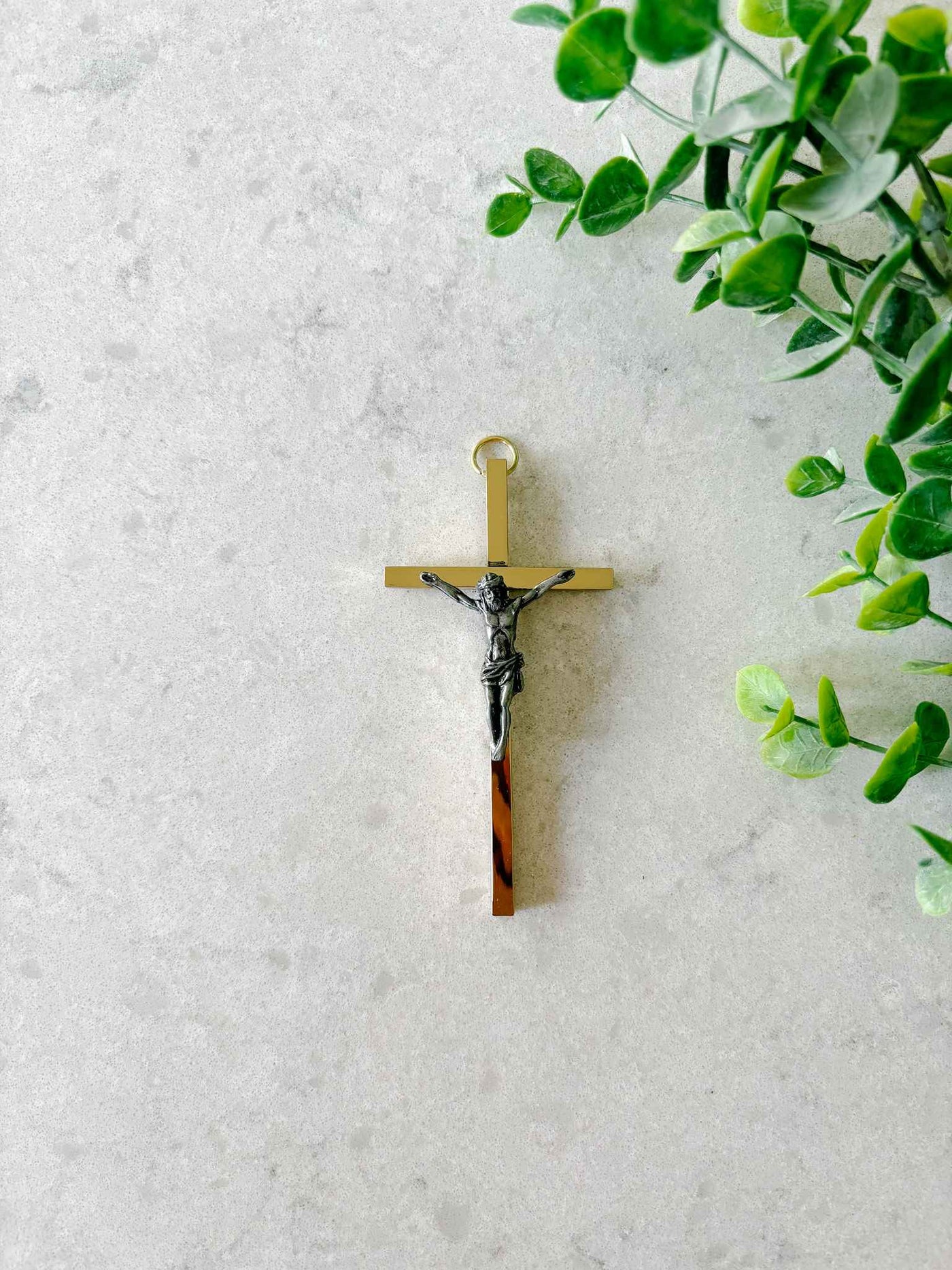 Petite Metal Crucifix