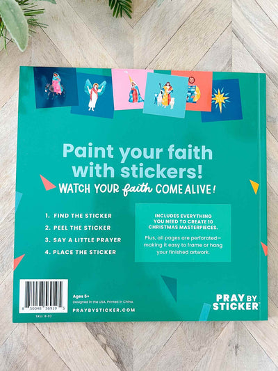 Pray By Sticker Christmas - Activity Book