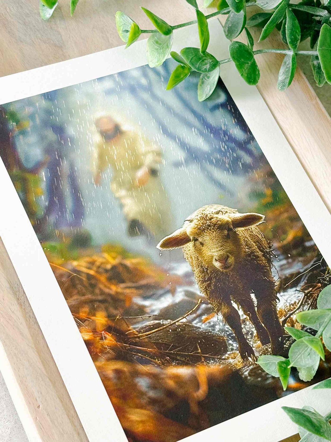 Shepherd in the Storm - Print