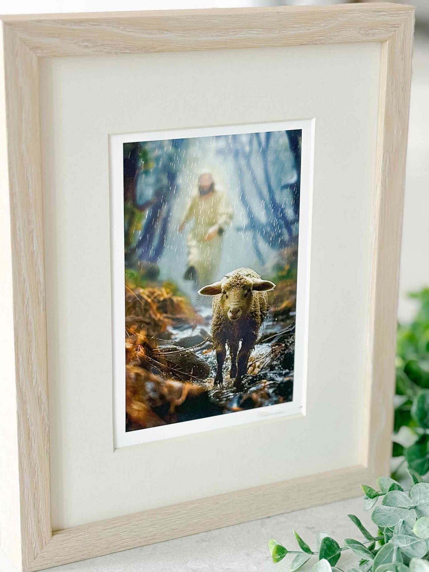 Shepherd in the Storm - Print