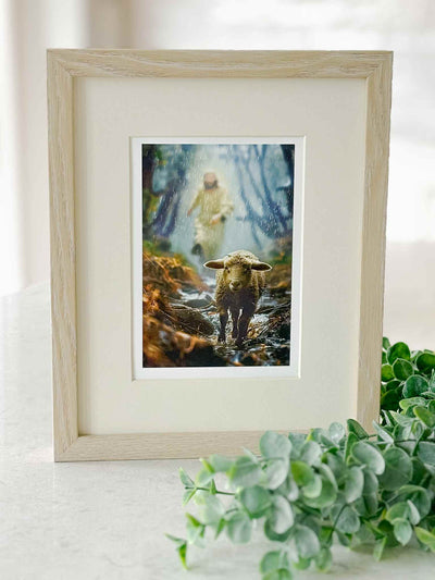 Shepherd in the Storm - Print