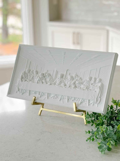 The Last Supper Plaque - White