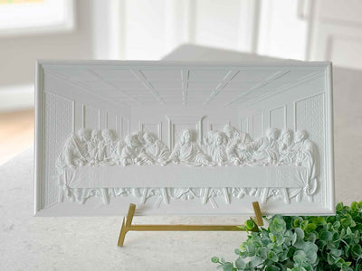 The Last Supper Plaque - White