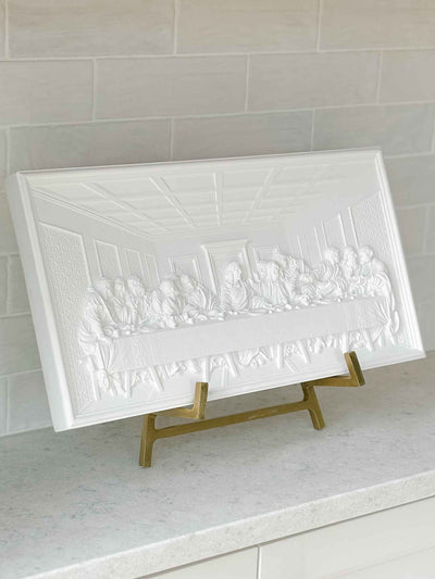 The Last Supper Plaque - White