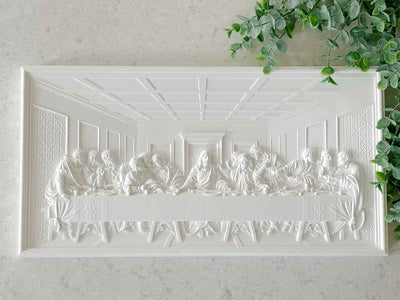 The Last Supper Plaque - White