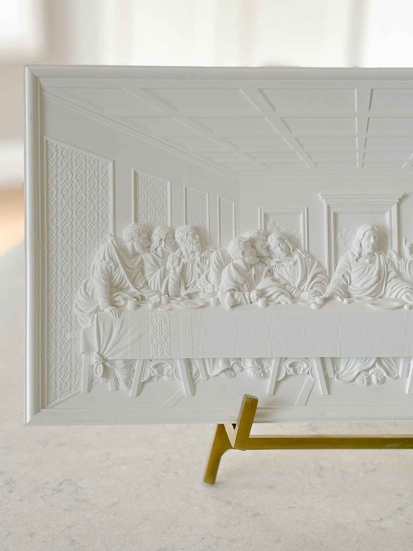 The Last Supper Plaque - White