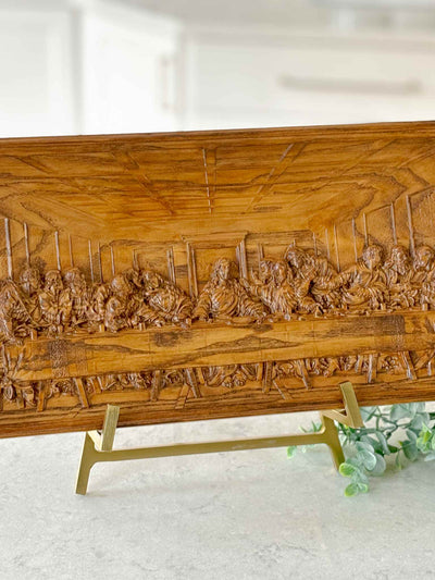 The Last Supper Wooden Plaque