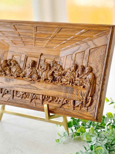 The Last Supper Wooden Plaque