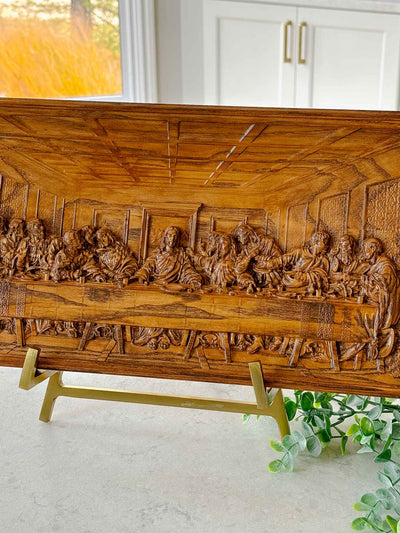 The Last Supper Wooden Plaque