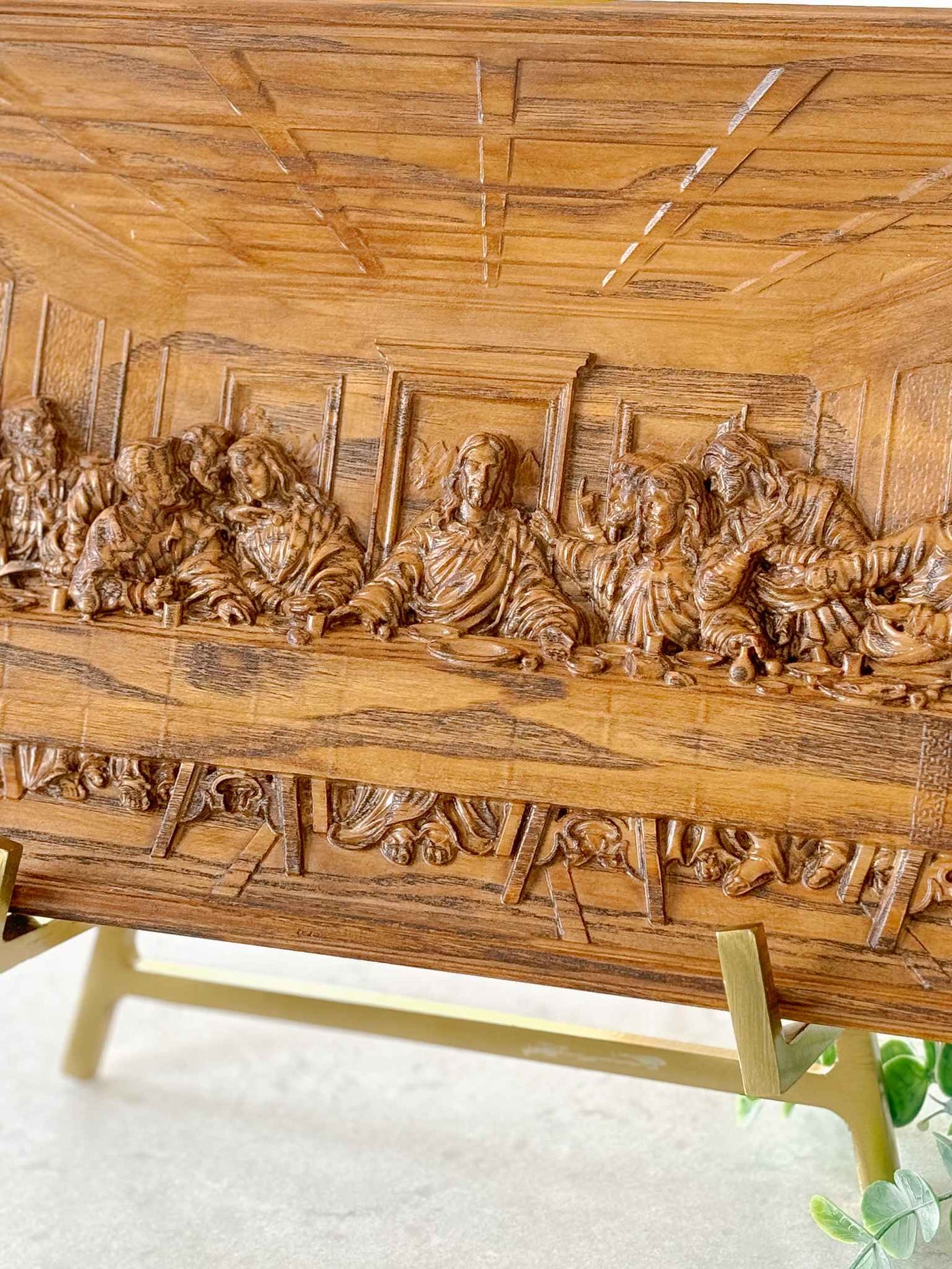 The Last Supper Wooden Plaque