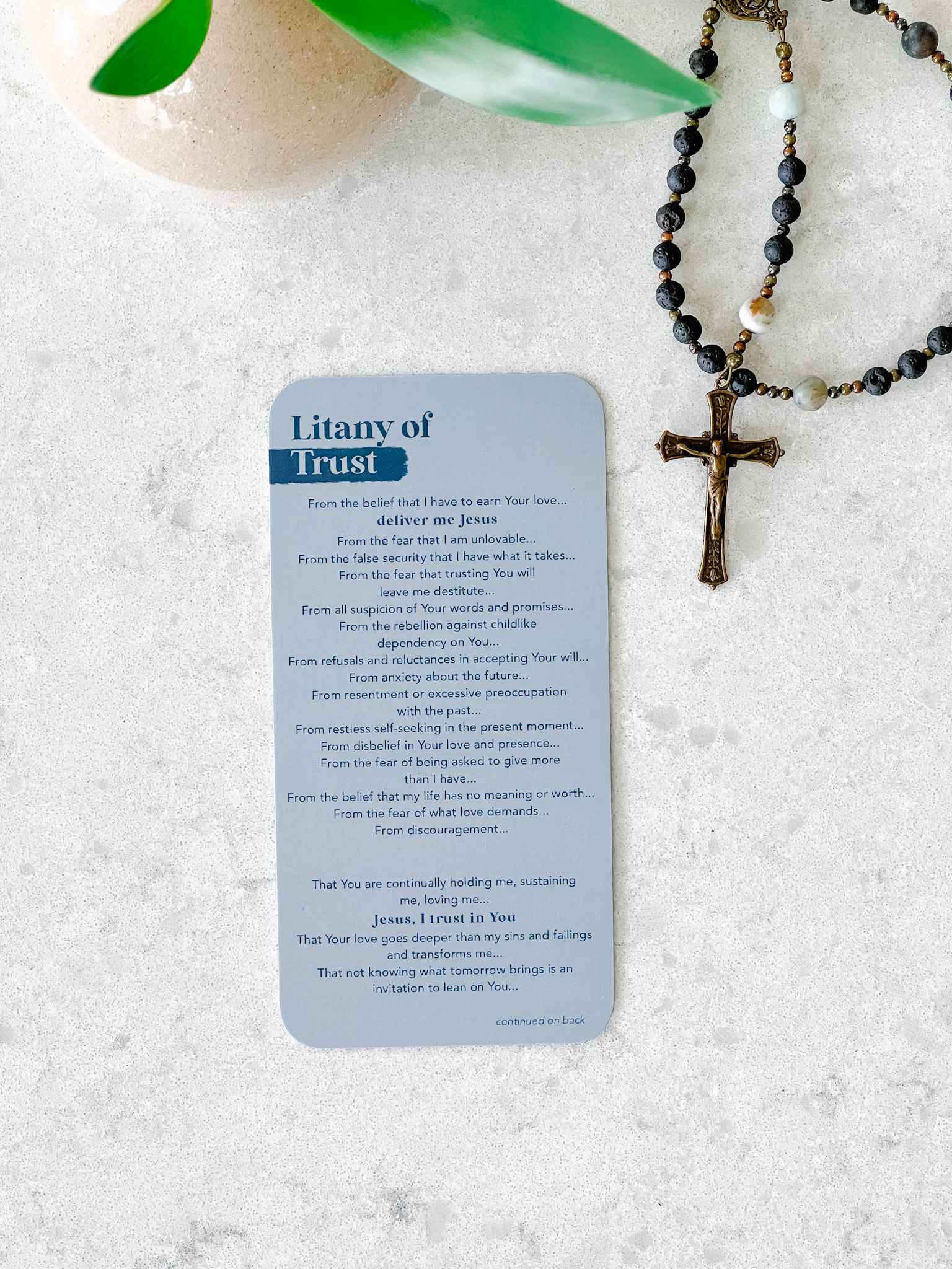 Litany of Trust - Prayer Card – House of Joppa